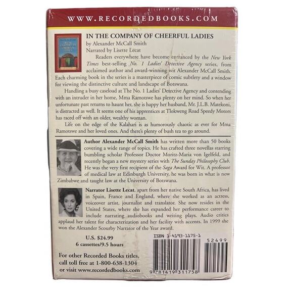 NEW SEALED 'In the Company of Cheerful Ladies" Unabridged 6 Cassette Recorded B - Picture 2 of 2